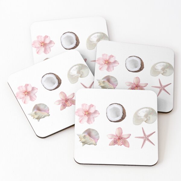 Item preview, Coconut Girl Sticker Pack – Tropical Vibes, Beach Aesthetic, Island Life Stickers designed and sold by archangel888.