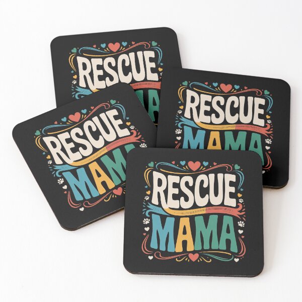 Item preview, Rescue Mama, Adopt Animal Rescue Shelter Save Pet  designed and sold by RsFilsingerArt.