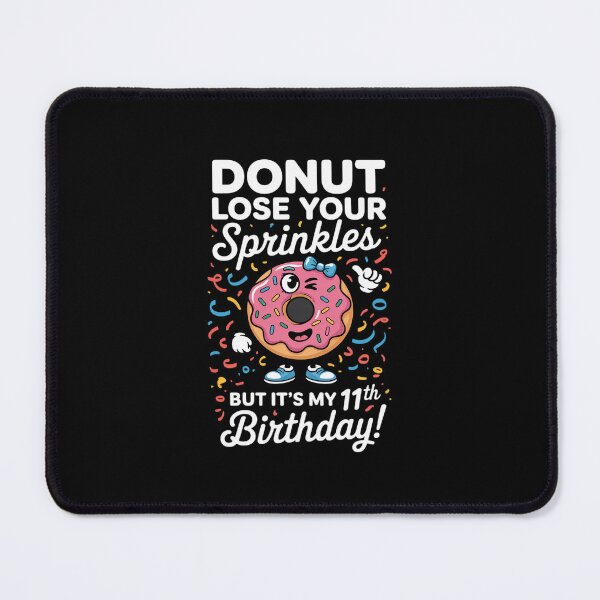 Item preview, Donut 11th Birthday Quote Girls Turning 11 Years Old designed and sold by andreaswest.