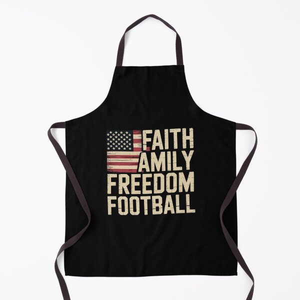 Item preview, Faith Family Freedom Football - American Flag Player designed and sold by andreaswest.