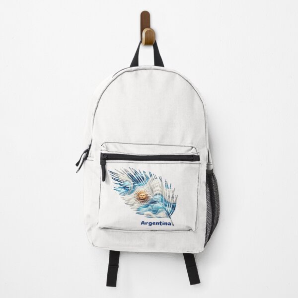 Item preview, Abstract Argentina Flag – Feather Design designed and sold by ArteJorge48.