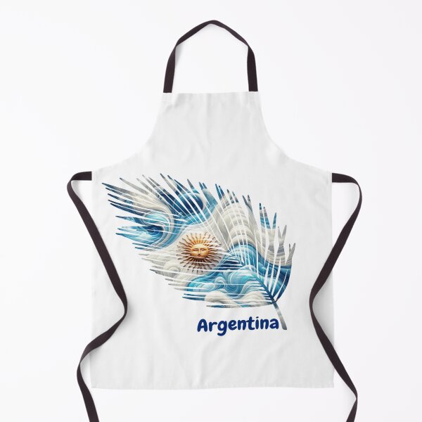 Item preview, Abstract Argentina Flag – Feather Design designed and sold by ArteJorge48.