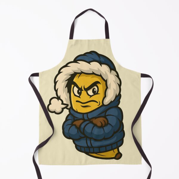 Item preview, Winter Banana – Angry Frozen Cartoon Fruit Character designed and sold by WinkWild.