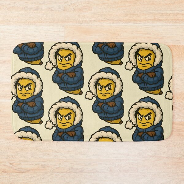 Item preview, Winter Banana – Angry Frozen Cartoon Fruit Character designed and sold by WinkWild.