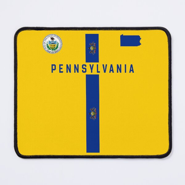 Item preview, Classic Pennsylvania Flag-Style Design with State Seal and Map designed and sold by mashmosh.