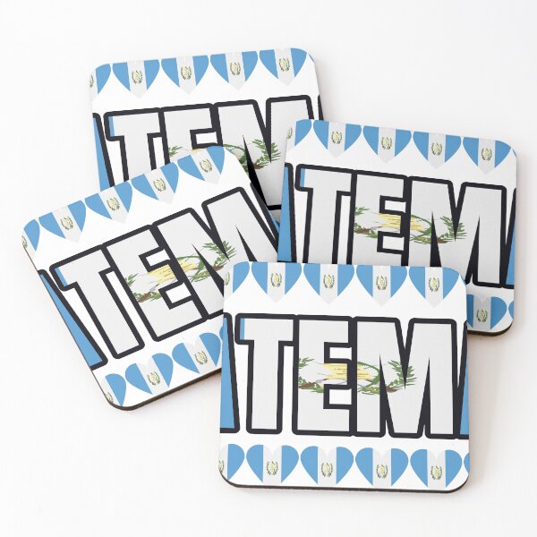 Item preview, Guatemala Flag Letters And Hearts designed and sold by TheIconSmith.