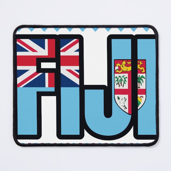 Item preview, Fiji Flag Letters And Hearts designed and sold by TheIconSmith.