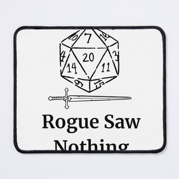 Item preview, RPG t-shirt for gamers: Rogue designed and sold by Itstimetorelax.