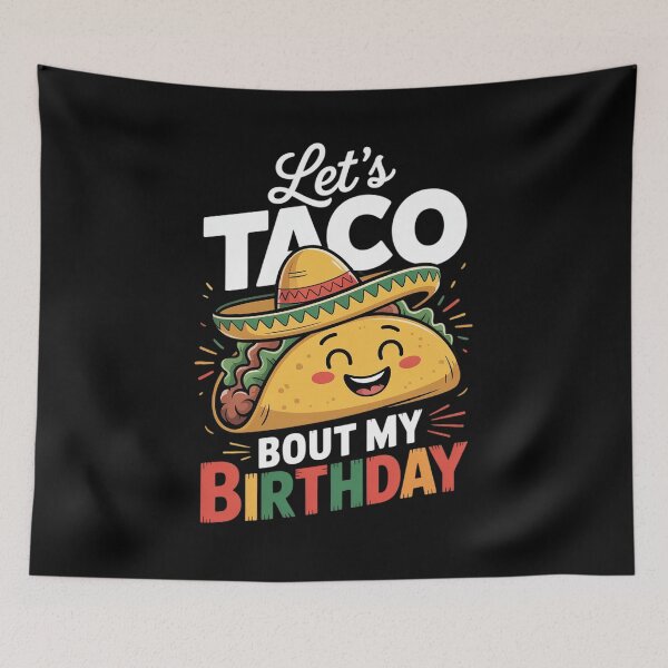 Item preview, Let's Taco Bout My Birthday Boys Mexican Cinco De Mayo Party designed and sold by andreaswest.