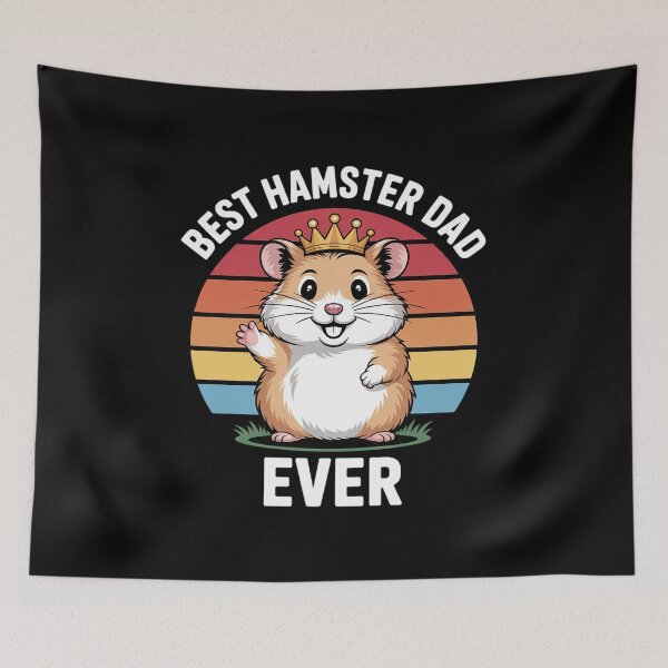 Item preview, Vintage Hamster Dad Pet Owner Animal Lover Fathers Day  designed and sold by RsFilsingerArt.
