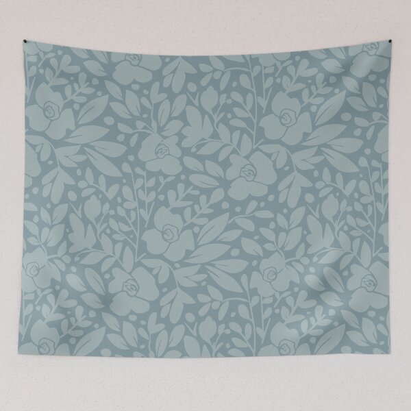 Item preview, Blooming Fence Garden Floral Pattern designed and sold by mariamsol.