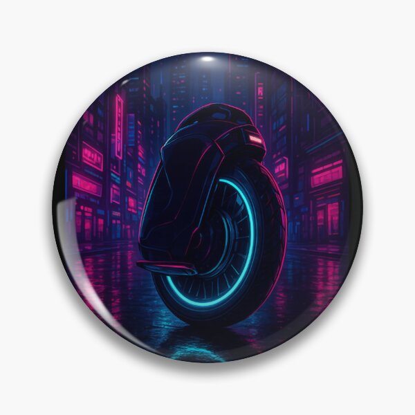 Item preview, Electric unicycle - neon version designed and sold by DamioPolArt.