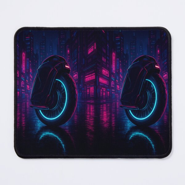 Item preview, Electric unicycle - neon version designed and sold by DamioPolArt.