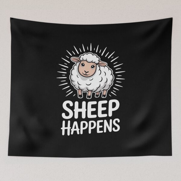 Item preview, Sheep Happens Sheep Herding Farmers & Herders designed and sold by andreaswest.