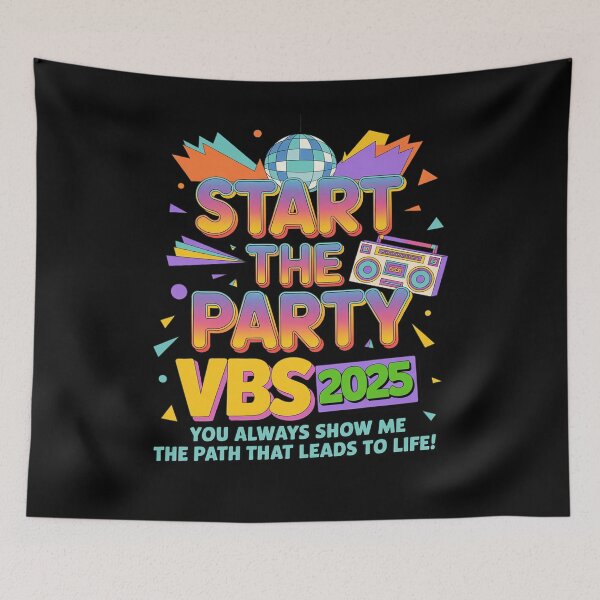 Item preview, Show Me The Path Christian VBS Crew Start The Party VBS 2025 designed and sold by andreaswest.