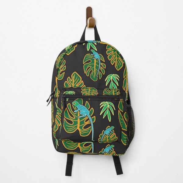 Item preview, Tropical leaves and lizards designed and sold by Innet.