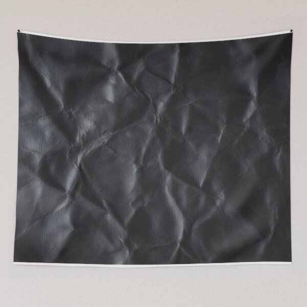 Item preview, Crumpled Black Paper Texture with White Border Contrast designed and sold by SplashTastic.