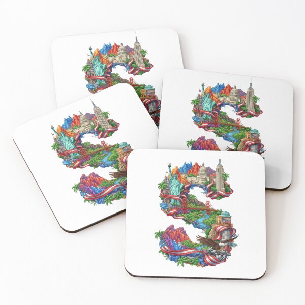 Item preview, The Alphabet of the USA - S  designed and sold by Kaleddis.