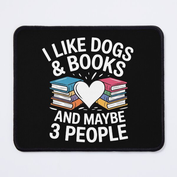 Item preview, I like Dogs & Books and maybe 3 People Puppy Dog Lover designed and sold by AquaKiev.