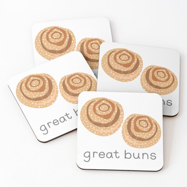 Item preview, Great Buns Baking Humor Swedish Cinnamon Buns designed and sold by Stick People Designs.