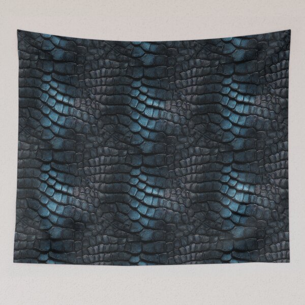 Item preview, Elegant Exotic-Elegance Crocodile Skin Pattern For Jungle Theme Fan designed and sold by RoyalStarsPatts.