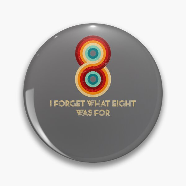 Item preview, RETRO-STRIPES-FUNNY-SAYING-I-FORGET-WHAT-EIGHT-WAS-FOR---VIOLENT-FEMMES-FAN-T-SHIRT designed and sold by RiNoac.