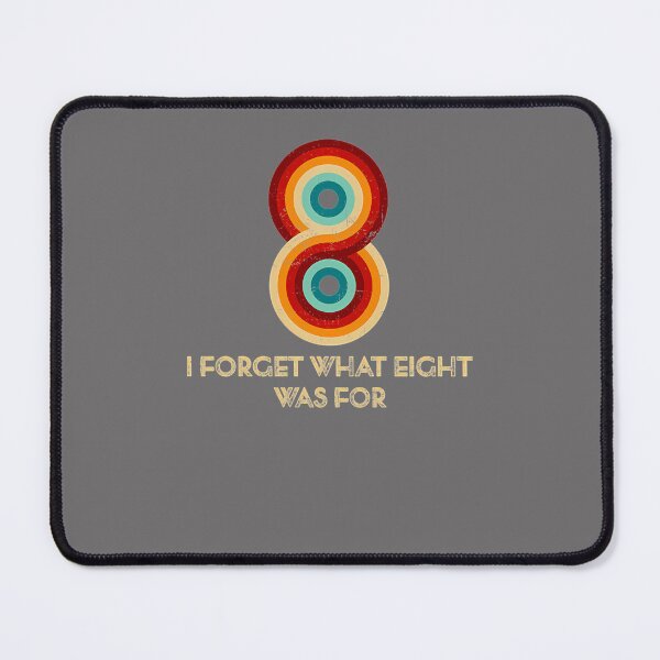 Item preview, RETRO-STRIPES-FUNNY-SAYING-I-FORGET-WHAT-EIGHT-WAS-FOR---VIOLENT-FEMMES-FAN-T-SHIRT designed and sold by RiNoac.