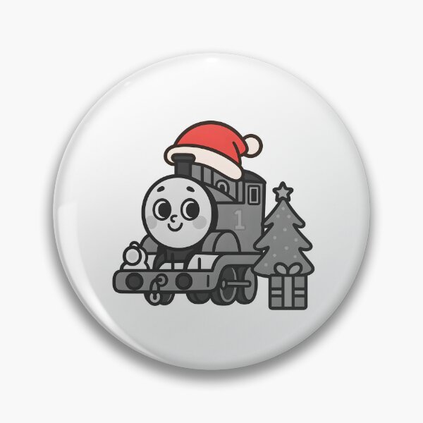 Item preview, black white of cute train cartoon illustration merry christmas  designed and sold by sabartgunpla.