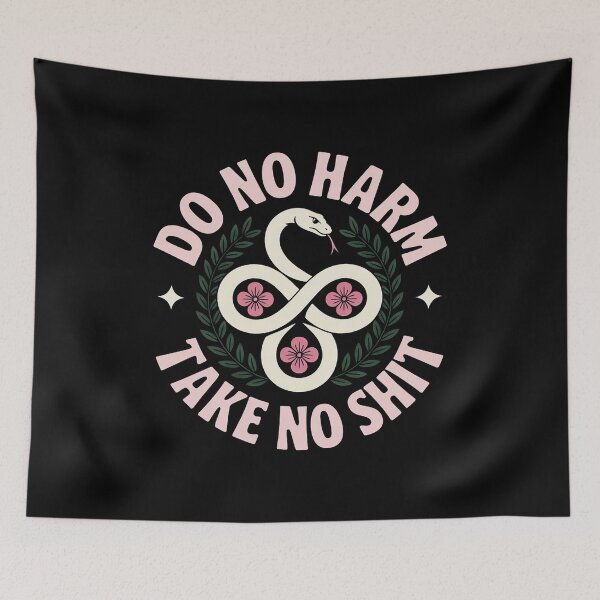 Item preview, Do Not Harm Take No Shit Sarcastic Quotes Sarcasm designed and sold by andreaswest.
