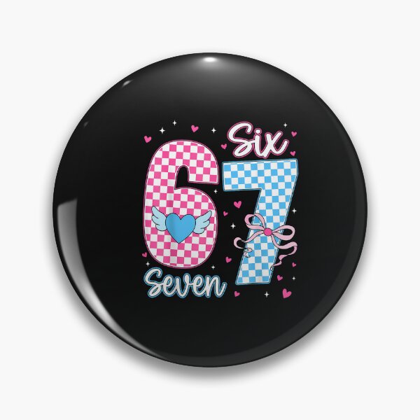 Item preview, Funny 67 Meme Six Seven 6 7 Valentines Hearts Bow Men Women designed and sold by facegm.