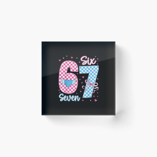 Item preview, Funny 67 Meme Six Seven 6 7 Valentines Hearts Bow Men Women designed and sold by facegm.