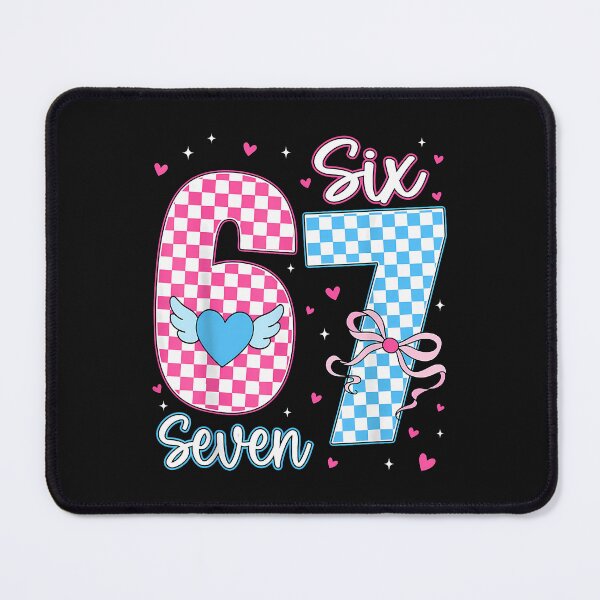 Item preview, Funny 67 Meme Six Seven 6 7 Valentines Hearts Bow Men Women designed and sold by facegm.