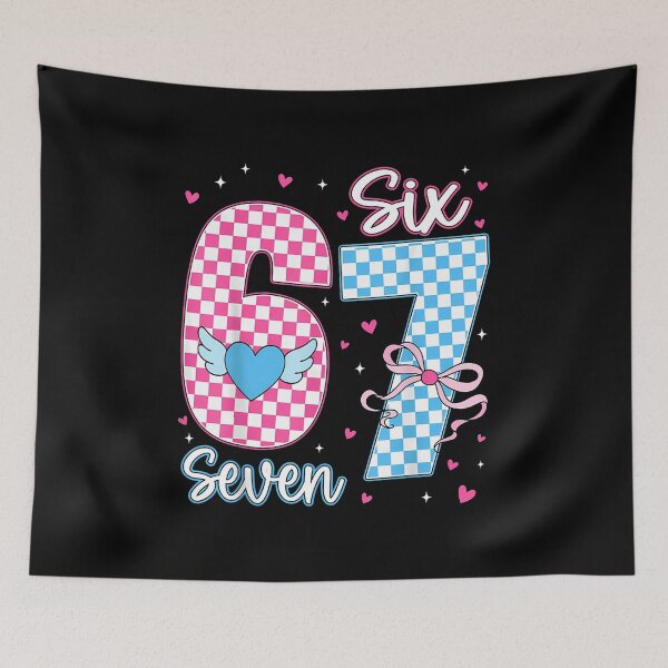 Item preview, Funny 67 Meme Six Seven 6 7 Valentines Hearts Bow Men Women designed and sold by facegm.