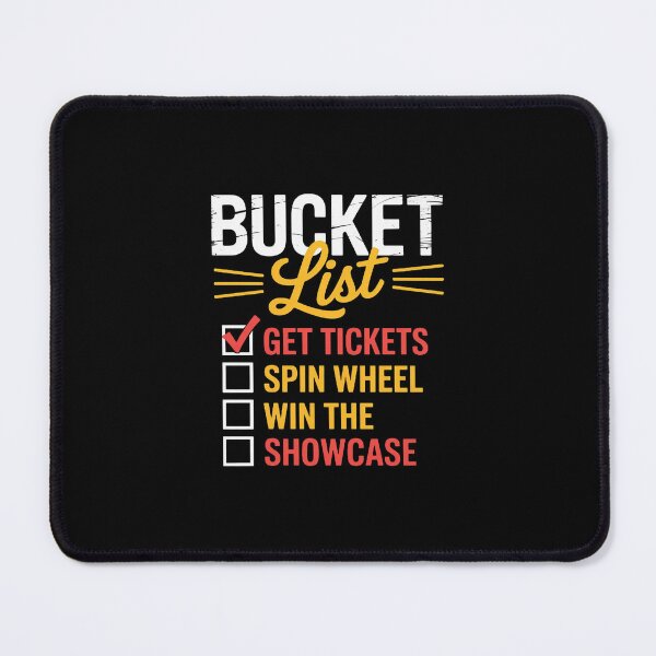 Item preview, Bucket List Get Tickets Spin The Wheel Win Game Show Gift designed and sold by andreaswest.