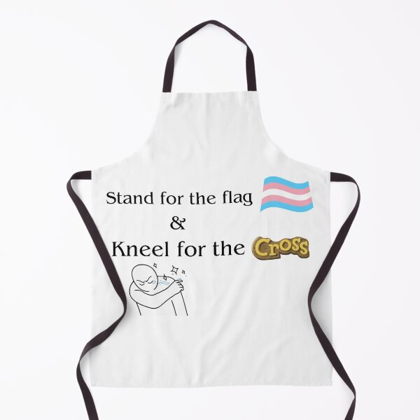 Item preview, Stand for the flag, kneel for the cross designed and sold by frogmonster-web.