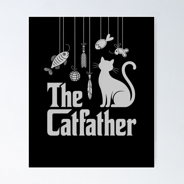 Item preview, Cat Dad Life The Catfather Fathers Day Mens designed and sold by andreaswest.