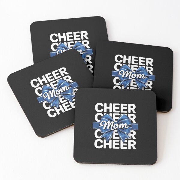 Item preview, Cheer Mom Blue Bow Cheerleader Competition Game Day designed and sold by andreaswest.