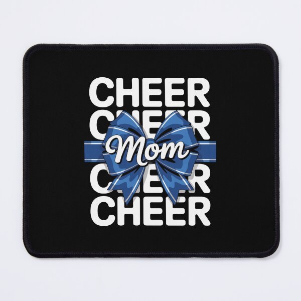 Item preview, Cheer Mom Blue Bow Cheerleader Competition Game Day designed and sold by andreaswest.
