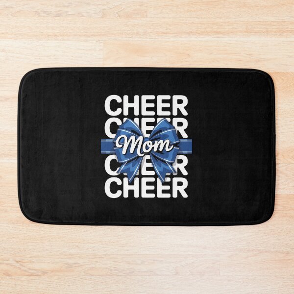 Item preview, Cheer Mom Blue Bow Cheerleader Competition Game Day designed and sold by andreaswest.