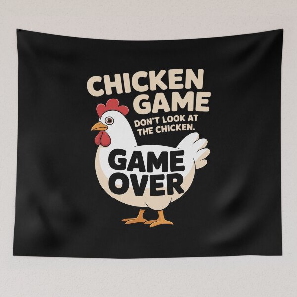 Item preview, Chicken Game Don't Look At The Chicken Chicken designed and sold by andreaswest.