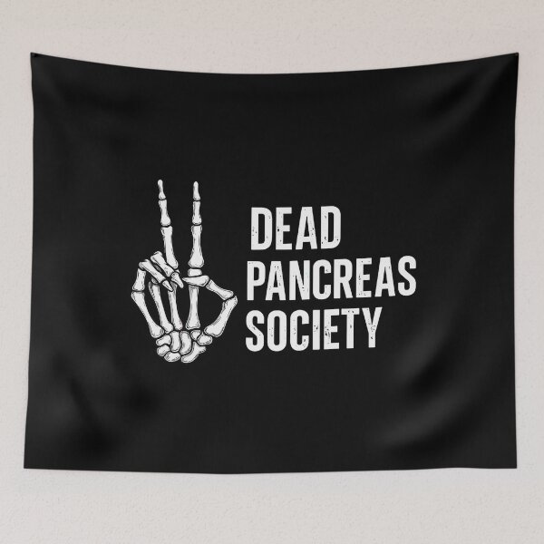 Item preview, Dead Pancreas Society Sugar Diabetes Awareness Skull Flower designed and sold by EdithKelly1.