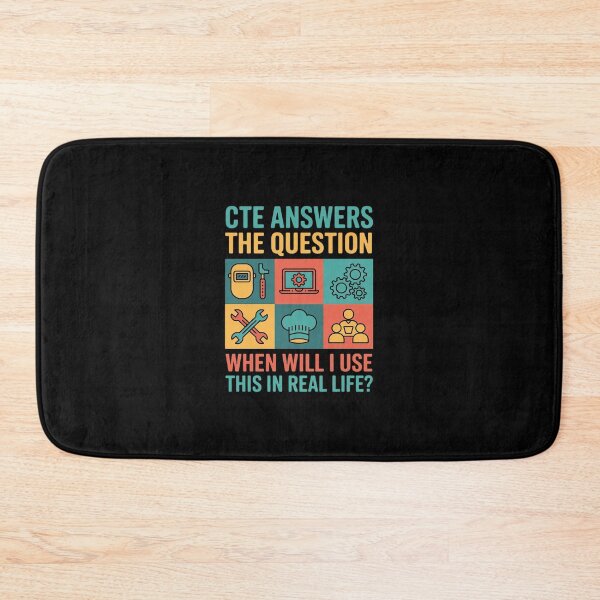 Item preview, CTE Teacher CTE Crew When Will I Use This In Real Life designed and sold by andreaswest.