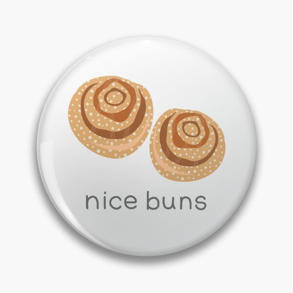 Item preview, Nice Buns Baking Humor Swedish Cinnamon Buns designed and sold by Stick People Designs.
