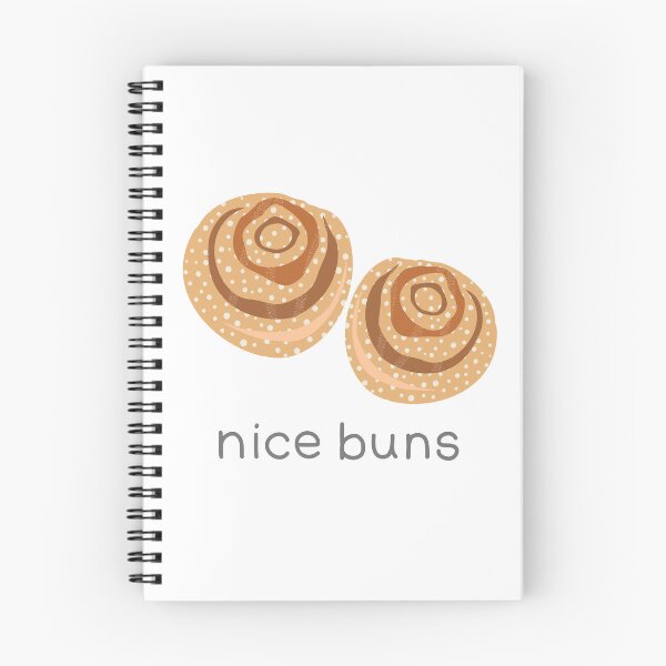 Item preview, Nice Buns Baking Humor Swedish Cinnamon Buns designed and sold by Stick People Designs.