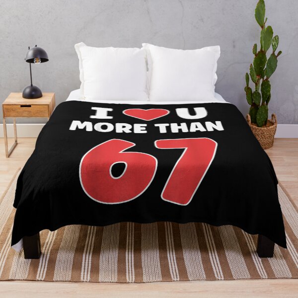 Item preview, I Heart You More Than 67 Valentines 67 Meme designed and sold by facegm.