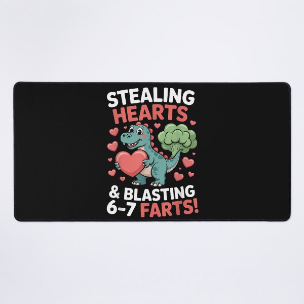 Item preview, 67 Meme Stealing Hearts Dinosaur Valentine'S Day Kids Boys designed and sold by facegm.