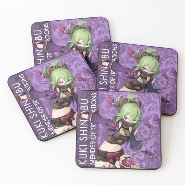 Item preview, Kuki Shinobu Genshin Impact designed and sold by dudu-inpajamas.