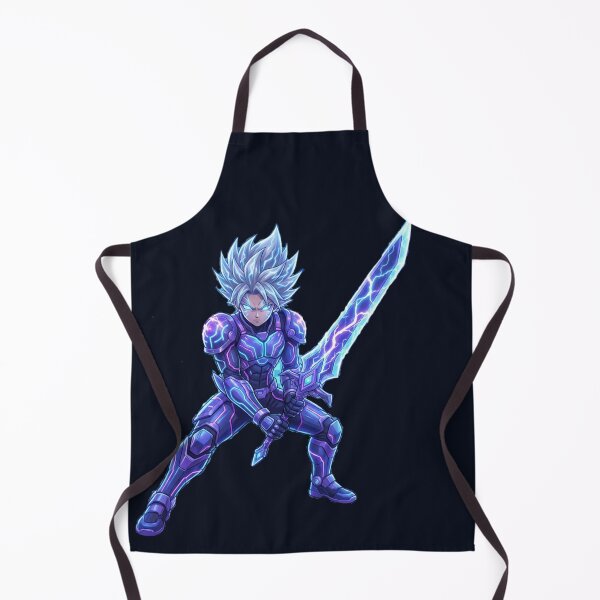 Item preview, Neon Thunder Anime Warrior designed and sold by ThroneOfAnime.