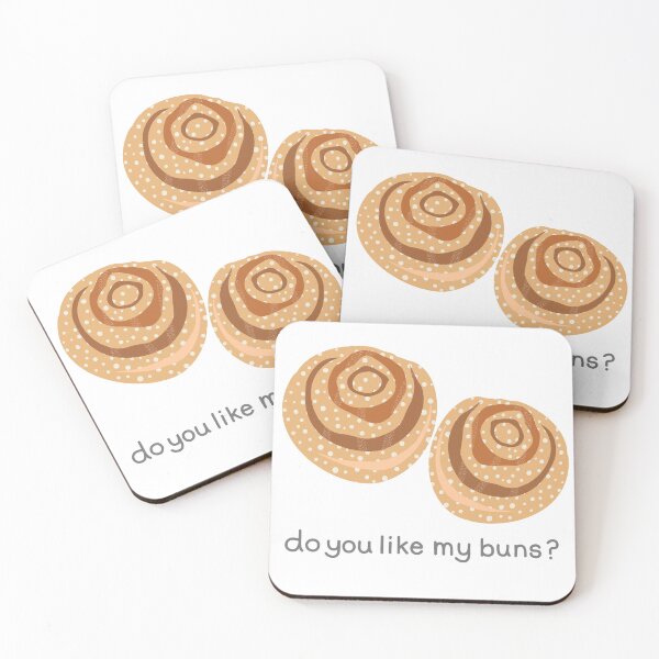 Item preview, Do You Like My Buns Baking Humor Swedish Cinnamon Buns designed and sold by Stick People Designs.