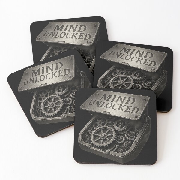 Item preview, Mind Unlocked - Steampunk Hatch with Gears designed and sold by MKreative Studio.